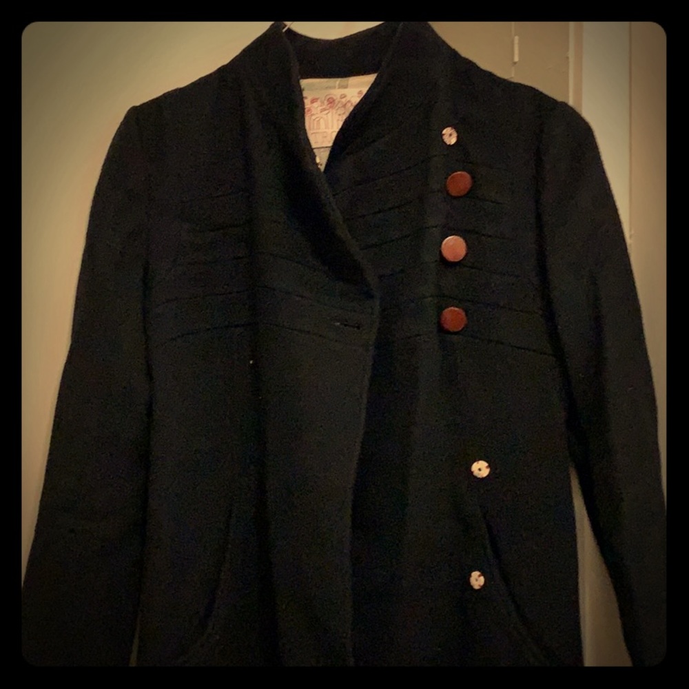 Travota high low midi spring coat